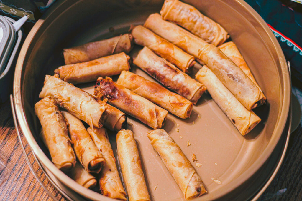 lunar new year egg rolls